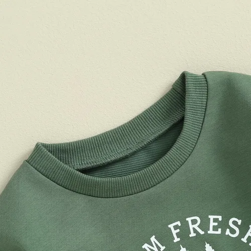 Miniatura 11 de Ropa de Halloween para bebé, sudadera de manga larga con diseño de calabaza, conjunto de pantalones de fiesta de Halloween para otoño e invierno