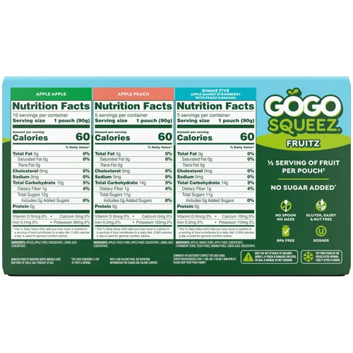 Miniatura 2 de GoGo SqueeZ - Puré de manzana para niños