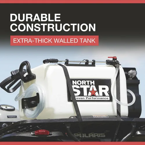 Miniatura 3 de NorthStar Rociador de transmisión y punto sin auge ATV - Tanque de 16 galones, 2.2 GPM, 12V, 70 PSI, franja de pulverización de 14 pies, bomba a