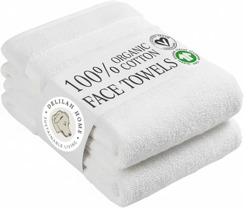 Miniatura 29 de Delilah Home Toallas de baño de algodón turco, suaves y absorbentes, 100% orgánicas, tejido grueso de 700 GSM, suaves para pieles sensibles, 6
