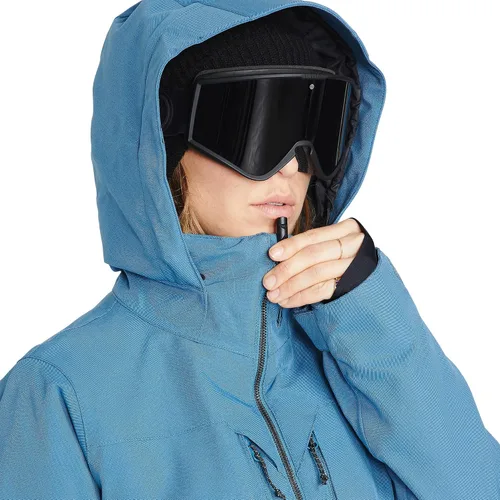 Miniatura 10 de Volcom Shelter 3D - Chaqueta con capucha para mujer, con aislamiento elástico, para snowboard, esquí, invierno