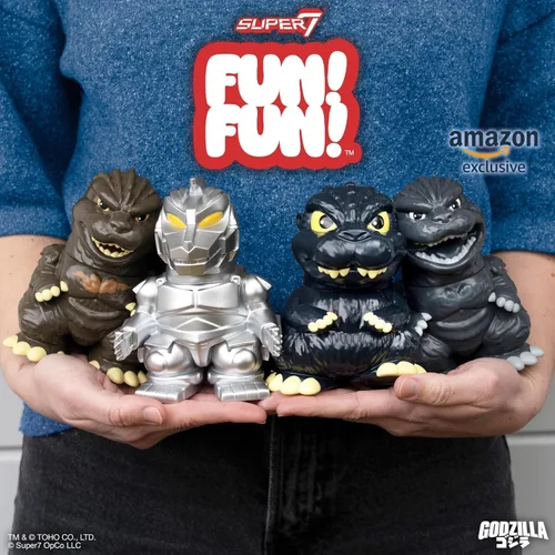 Miniatura 7 de Super7 Fun! Fun! Figura de vinilo Toho Godzilla Minus One (escala de grises) de 5 pulgadas, kaiju coleccionable, edición limitada, exclusivo