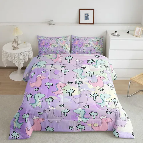 Miniatura 43 de Juego de edredón de pingüino, tamaño matrimonial, edredón de plumón de pingüino kawaii, juego de ropa de cama de animales antárticos para niños