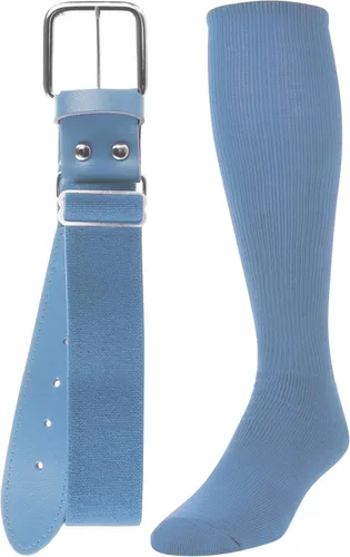 Miniatura 14 de TCK Combo de calcetines y cinturón de béisbol o sóftbol, tallas para jóvenes y adultos para niños y niñas, hombres y mujeres Escarlata