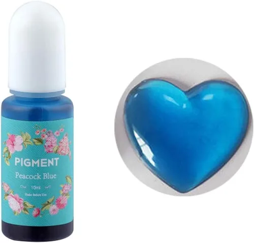 Miniatura 21 de Mezcla de resina epoxi UV de 0.3 fl oz, pigmento líquido, pigmento de resina colorante, secado rápido, manualidades, herramientas de fabricación