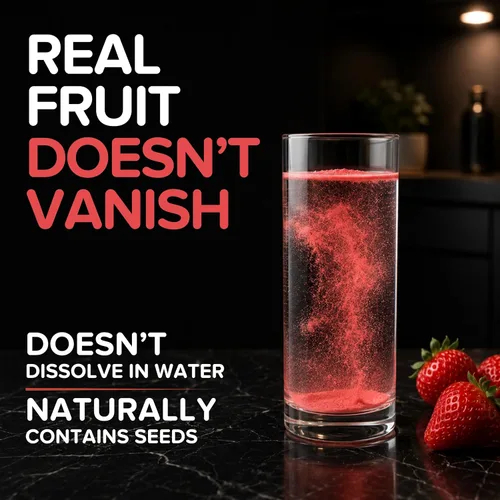 Miniatura 7 de Polvo de fresa liofilizado orgánico de fresas orgánicas liofilizadas – Rico en fibra, para batidos, hornear y colorante natural de alimentos rosa