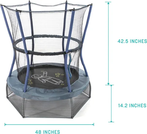 Miniatura 5 de Mini Trampolín con red de recinto