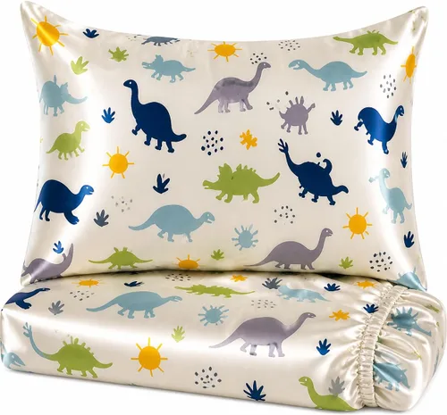 Miniatura 11 de Sábana bajera ajustable de satén para cama infantil, cama individual, sofá cama para retener la humedad del cabello (sábana individual)