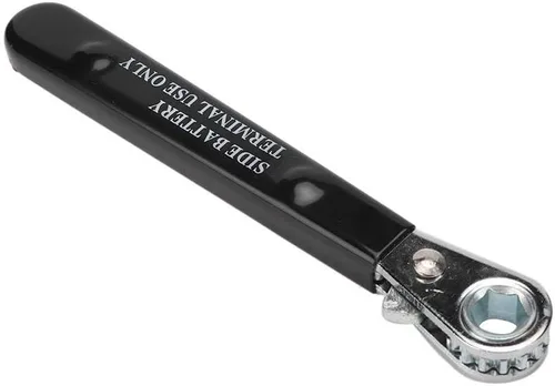 Miniatura 2 de Acouto Llave de terminal lateral, llave de batería lateral de 5/16 pulgadas, llave de trinquete de batería con terminal lateral aislada, herramienta