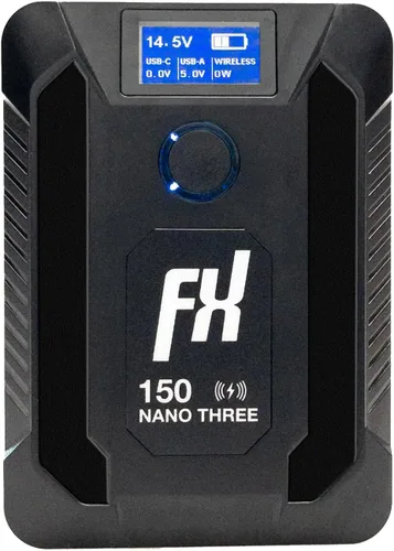 Miniatura 9 de SONGING Batería FXLION Nano ONE-PRO de 50 Wh con montaje en V y bloqueo en V con cargador inalámbrico integrado tipo C, D-tap, USB A, micro USB