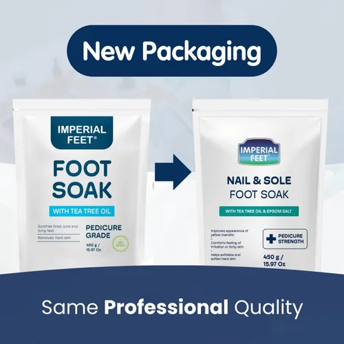 Miniatura 2 de Imperial Feet Epsom Salt Foot Soak (grado pedico): reparación de uñas de los pies, pie de atleta de hongos, suaviza callos, pies cansados y Verde