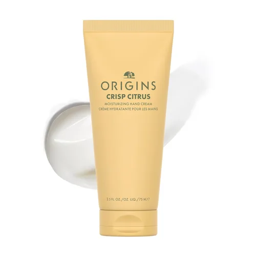Origins Crema hidratante para manos | Hidrata y suaviza la piel seca | Loción de manos con glicerina derivada de plantas, tamaño de viaje, 2.5 onzas