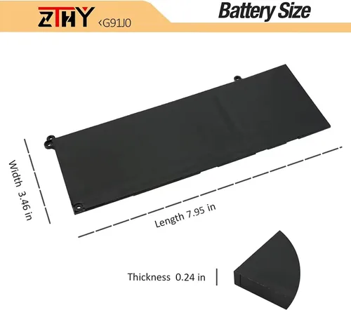 Miniatura 7 de Batería G91J0 de 41 Wh, reemplazo de 3 celdas para Dell Latitude 3320 3330 3420 3520 Inspiron 3510 3511 3515 3521 3525 3530 3535 5320 5310 5330 5411
