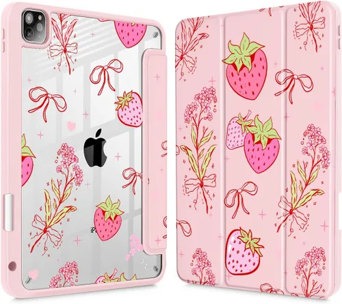 Miniatura 40 de May Chen Funda para iPad Pro de 11 pulgadas M2 de 4ª generación 2022, iPad Pro 11 de 3ª/2ª/1ª generación, Funda con cubierta trasera transparente a
