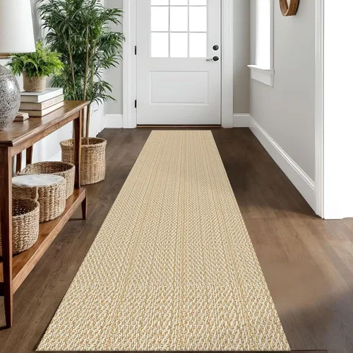 Miniatura 40 de IOHOUZE Alfombra de Área Lavable 4x6 Antideslizante con Respaldo de Goma Alfombras Tejidas para Entrada Interior Alfombras de Dormitorio Alfombra