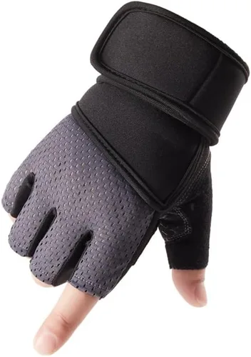 Miniatura 3 de Guantes de entrenamiento completos, guantes unisex con protección completa transpirable de la palma – duraderos, ajuste ajustable para mejora