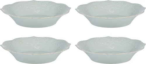 Miniatura 8 de Lenox French Perle - Juego de 4 lugares, azul hielo, 12 onzas