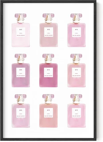 Miniatura 23 de Haus & Hues - Póster rosa con impresión de guepardo para decoración de pared de habitación, decoración artística para pared, sin marco, diseño