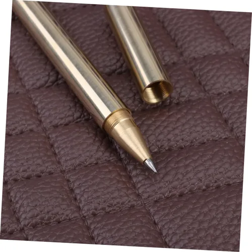 Miniatura 5 de Operitacx bolígrafos de firma pluma de gel bolígrafos de regalo pluma signo suministros de oficina cilindro de pluma de metal