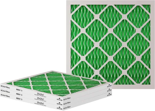 HG - Filtro de aire de 20 x 20 x 1 pulgadas, tamaño real: 19.7 x 19.7 x 0.75 pulgadas MERV 13 MPR 1500-1900 | Fabricado en Estados Unidos | Paquete