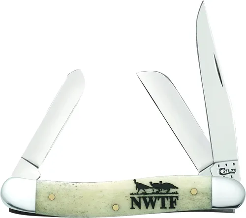 Miniatura 13 de Case WR XX Navaja de bolsillo Stockman de hueso antiguo liso mediano, artículo #58185 – (6318 SS) – Longitud cerrada: 3 5/8 pulgadas