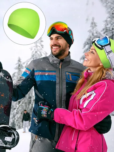 Miniatura 4 de 4 gorras de calavera para hombre, gorro de forro polar suave, grueso, resistente al viento, para exteriores, para mujer