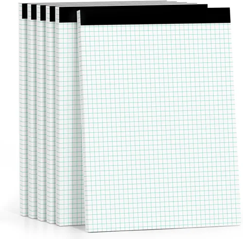Miniatura 12 de Blocs de Notas 5x8, Paquete de 4 Blocs de Notas Legales Pequeñas 5x8 Amarillo, Blocs de Notas Legales con Renglones para Universidad, Blocs de Papel