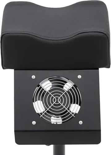Miniatura 9 de Reposapiés de pedicura con ventilador de limpieza de polvo, estación de manicura de altura ajustable, silla de pedicura portátil para salón de uñas