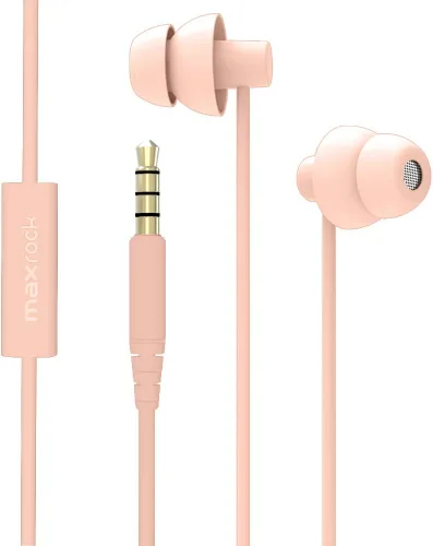 Miniatura 10 de MAXROCK (TM) Auriculares de silicona suave total con micrófono para dormir, opción de viaje para teléfonos celulares, tabletas y conector de 0.138