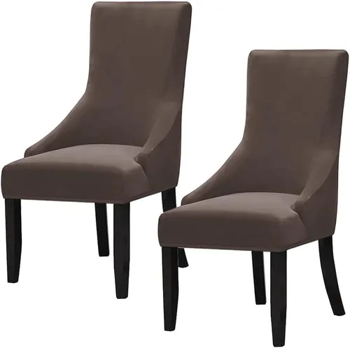 Miniatura 14 de Juego de 1 fundas elásticas para silla con respaldo de ala, protector reutilizable para silla de brazo, protector lavable para silla de comedor