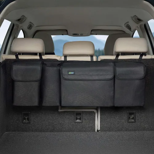 JOYSKY Organizador Colgante para Maletero, Organizador para Asiento Trasero de SUV, Camioneta, MPV, Bolsa de Almacenamiento de Vehículo de Gran