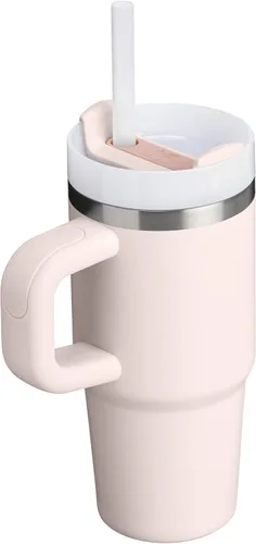 Miniatura 3 de Stanley Quencher H2.0- Vaso de acero inoxidable con asa, pajilla y tapa FlowState giratoria de 3 posiciones; aislamiento térmico, sin BPA; apto