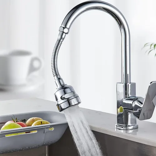 Accesorio rociador de grifo de cocina, extensor de grifo móvil para fregadero de cocina, cabezal giratorio de 360°, grifo antisalpicaduras, ducha y