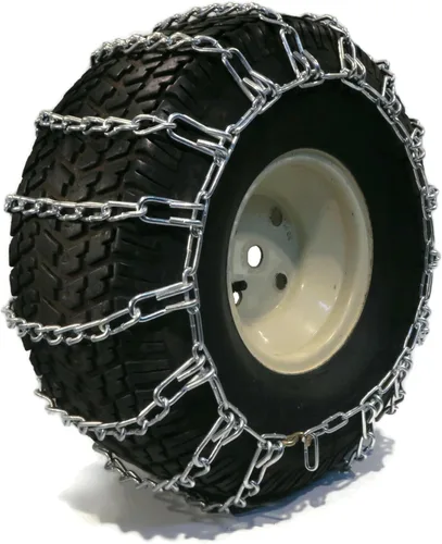 Miniatura 3 de The ROP Shop - Par de 2 cadenas de eslabones y tensores de neumáticos para máquina quitanieves, tractores de césped y jardín, podadora, motocicleta
