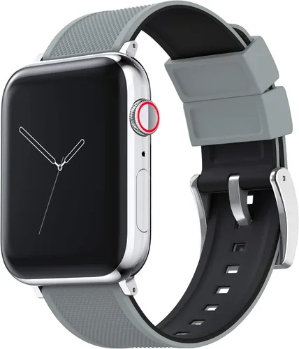 Miniatura 15 de Barton Watch Bands - Extensibles de silicona Elite para reloj - Accesorios y adaptadores negros con deposición física de vapor, de liberación