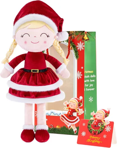 Miniatura 6 de Gloveleya Muñecas de bebé suaves y acogedoras, primeros regalos para niñas, muñeca de bebé con vestido azul estampado de estrellas, Serie Galaxia