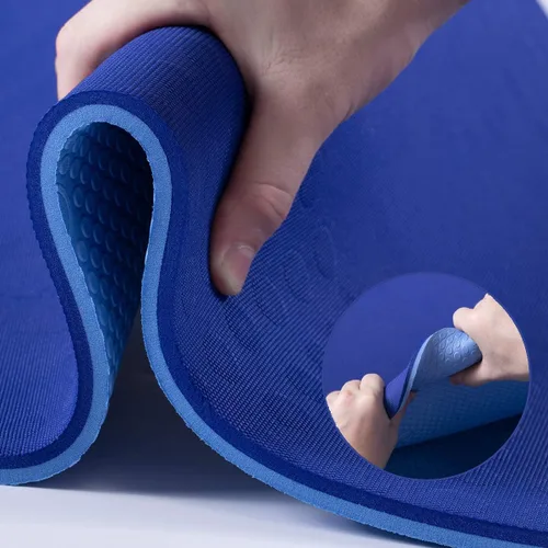 JELS - Tapete de yoga extra grueso, 2/5 pulgadas, diseño ergonómico 3D antideslizante, material TPE certificado SGS, tapete de yoga para hombres y