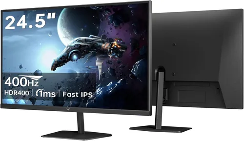 Miniatura 9 de KTC Monitor para juegos de 24.5 pulgadas 400Hz 240Hz IPS rápido de 1 ms Monitor FHD 1080P HDR 400 128% sRGB HDMI x2, DP x2 Ajustes