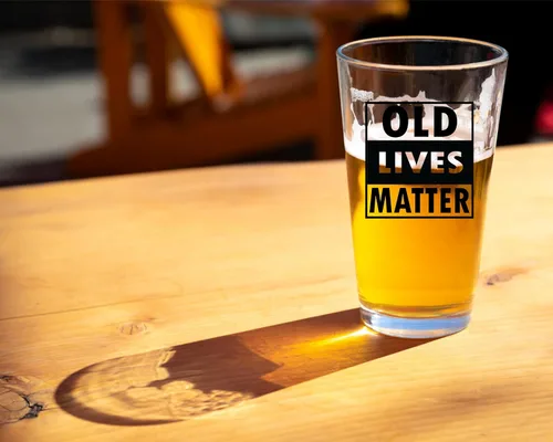 Miniatura 3 de Old Lives Matter - Vaso de cerveza – Regalos divertidos para hombres, papá, marido o abuelo – Regalo de jubilación, regalo de cumpleaños
