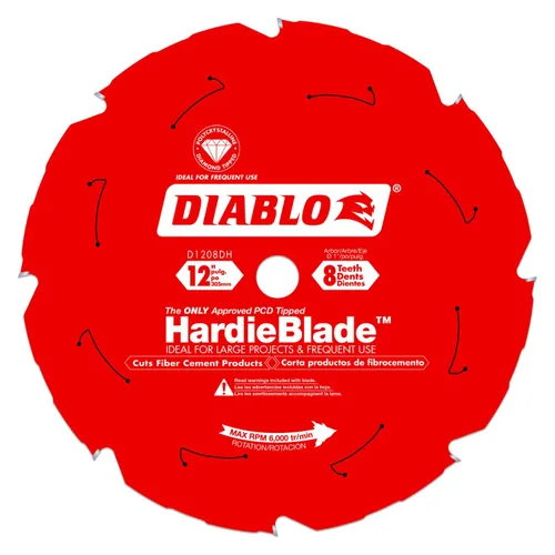 Miniatura 6 de Diablo TrexBlade - Hoja de sierra para compuestos y plástico, diámetro de 12 pulgadas, 84 dientes MTCG, eje de 1 pulgada, corte de .102 pulgadas