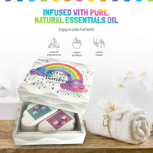 Miniatura 6 de Bombas de baño para niños, bombas de baño mágicas naturales con ingredientes orgánicos, hidratantes, colores vibrantes y burbujas ricas, bombas