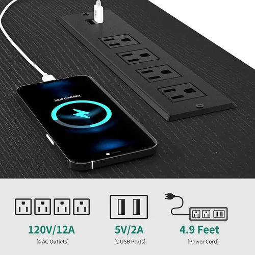 Miniatura 4 de YITAHOME Soportes de TV para sala de estar, soporte de TV para TV de 70/65 pulgadas, centro de entretenimiento con almacenamiento, soporte de TV LED