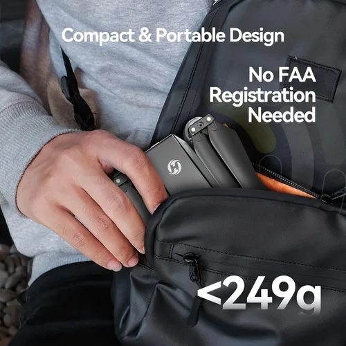 Miniatura 5 de Holy Stone HS440D - Drones con cámara para adultos 4K UHD, peso ligero de 249g con GPS, función de retorno automático, seguimiento, waypoints