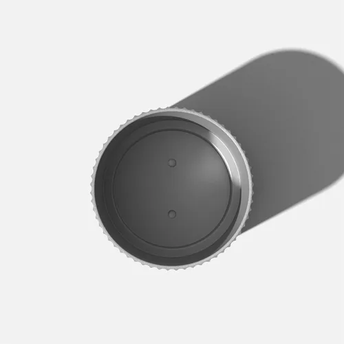 Miniatura 7 de Veradek Serie Demi Maceta redonda para porche, patio, jardín trasero Material duradero de plástico-hormigón Decoración moderna para plantas Gris