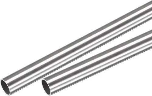 Miniatura 7 de uxcell Tubo redondo de acero inoxidable 304 0.512 in OD 0.020 in espesor de pared 9.843 in longitud 2 piezas