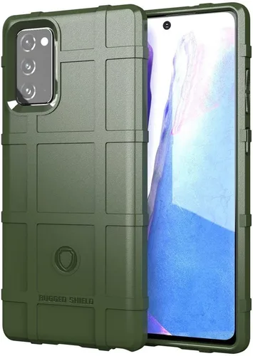 Miniatura 42 de EGO TACTICAL Rugged Shield Brand Solid Color TPU Phone Case for Samsung Galaxy S20 FE - OD Green Verde OD