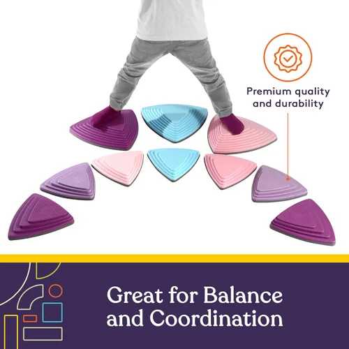 Miniatura 6 de Special Supplies Stepping Stones for Kids Indoor and Outdoor Balance Blocks Promote Coordination, Balance Strength Child Safe Rubber, Non-Slip
