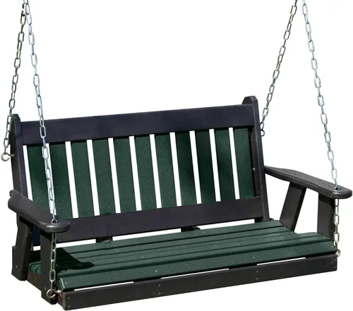 Miniatura 21 de Columpio de polietileno de polietileno de alta densidad de polietileno (PDPE) resistente y duradero, fabricado en Estados Unidos, fabricado en Amish