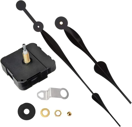 Miniatura 6 de Mecanismo de movimiento de reloj de pared de cuarzo con mango largo de alto par de torsión con pala de 12 pulgadas de largo, funciona