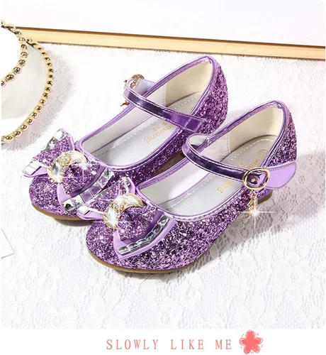Miniatura 4 de Cadidi Dinos Zapatos de vestir para niñas, zapatos de fiesta de boda, zapatos de tacón Mary Jane Princesa (bebéniño pequeñoniño grande)